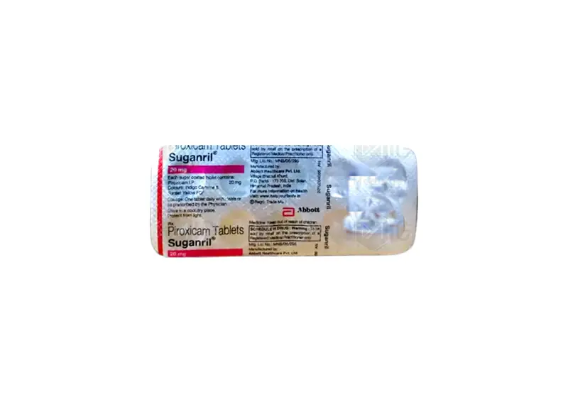 SUGANRIL 20MG 10'S TABLET SUGANRIL 20MG 10'S TABLET